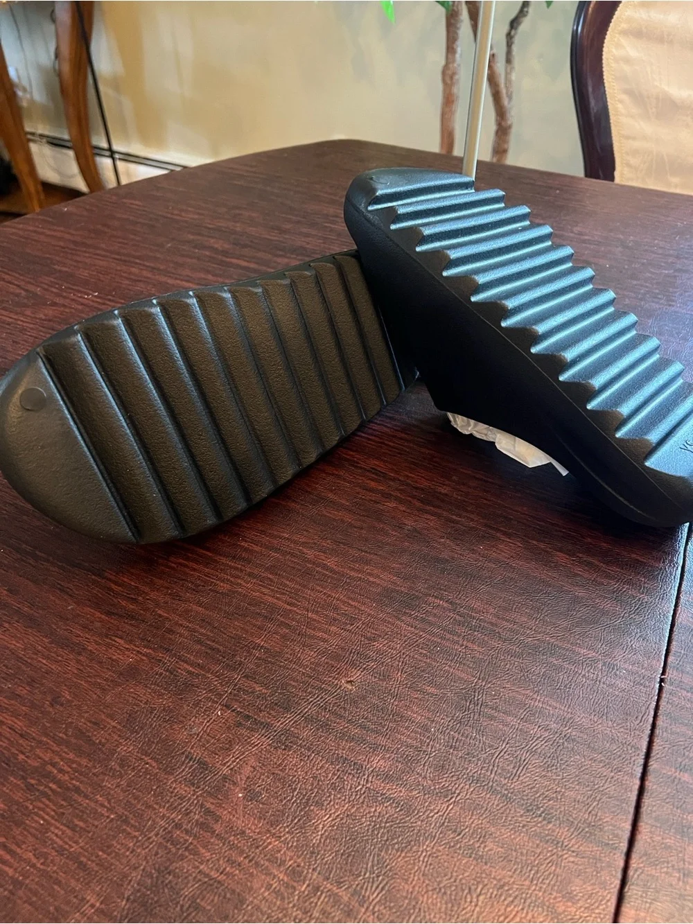 Men's Black Slide Sandals - Comfortable Casual Slip-Ons
